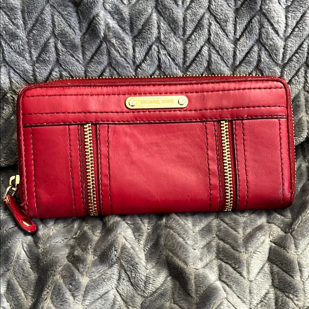Michael Kors Red Wallet